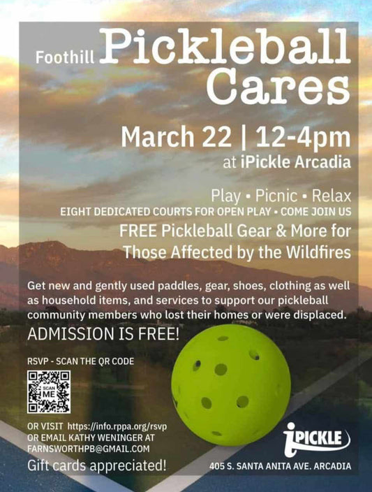 Foothill Pickleball Cares